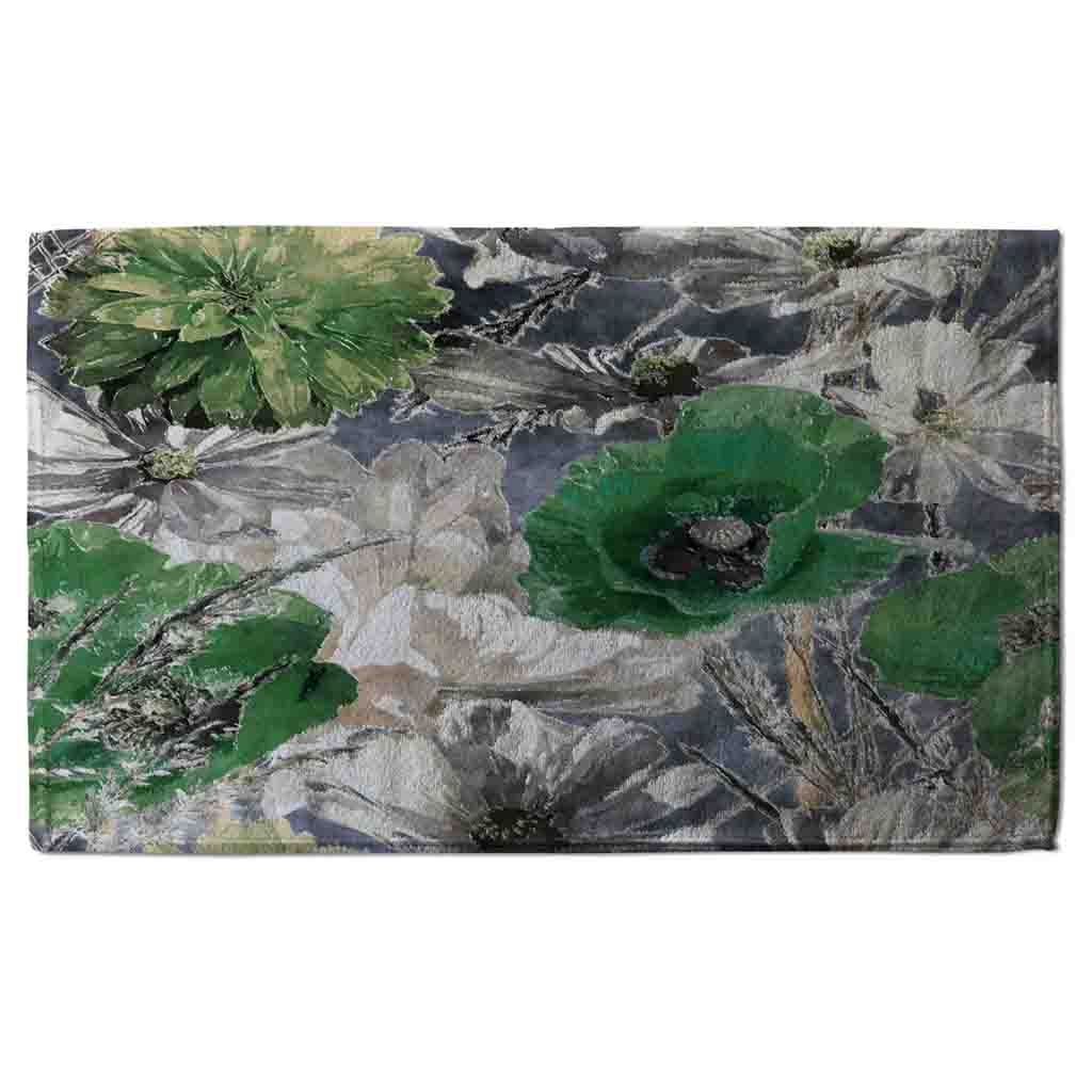 New Product Green Flowers (Kitchen Towel)  - Andrew Lee Home and Living