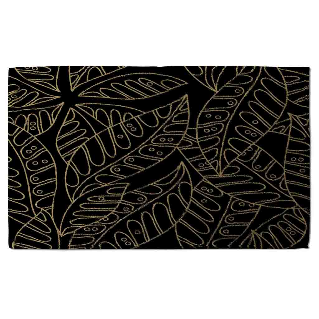 New Product Lined Flower Print (Kitchen Towel)  - Andrew Lee Home and Living