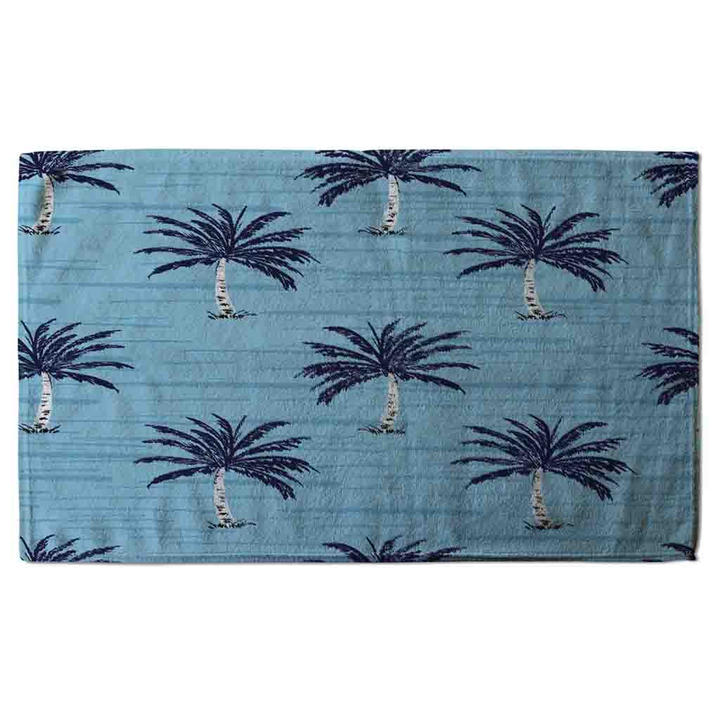 New Product Palm Trees on Blue (Kitchen Towel)  - Andrew Lee Home and Living