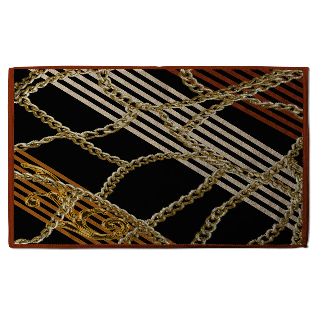 New Product Chains & Stripes (Kitchen Towel)  - Andrew Lee Home and Living