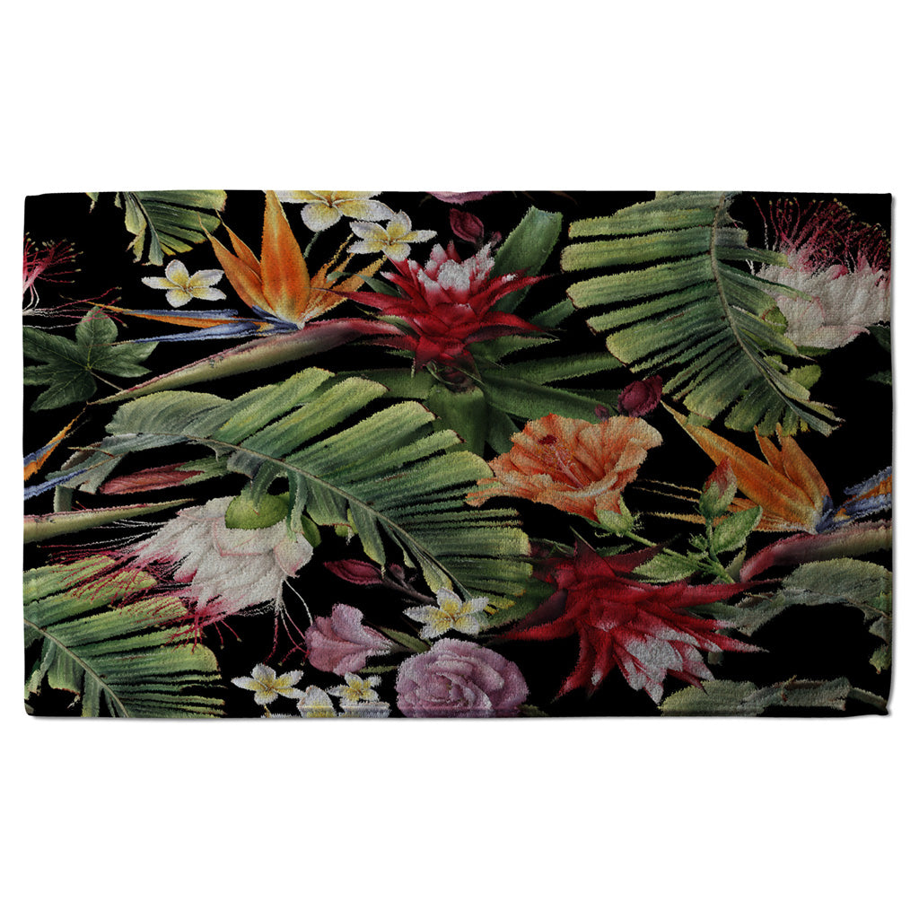 New Product Tropical Flowers & Plant Leaves (Kitchen Towel)  - Andrew Lee Home and Living