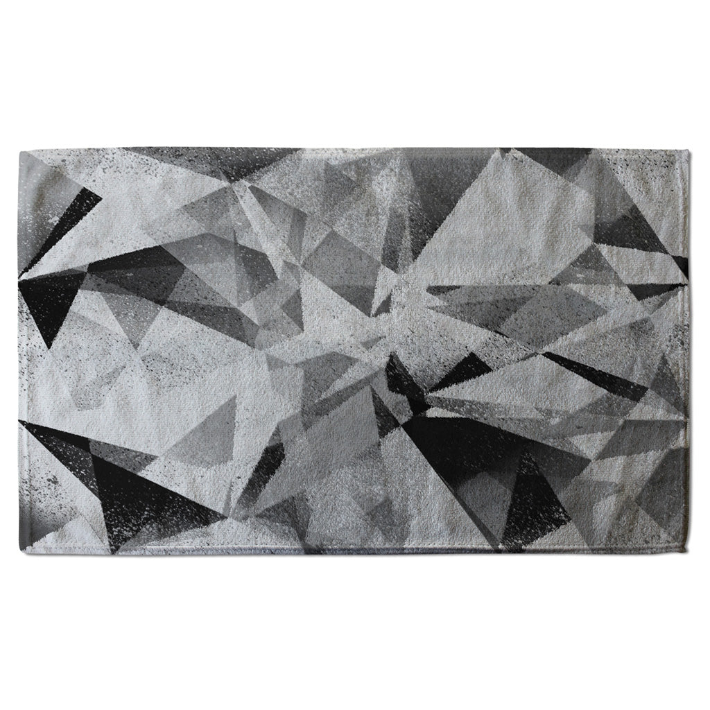 New Product Black & White Geometric Grunge Pattern (Kitchen Towel)  - Andrew Lee Home and Living