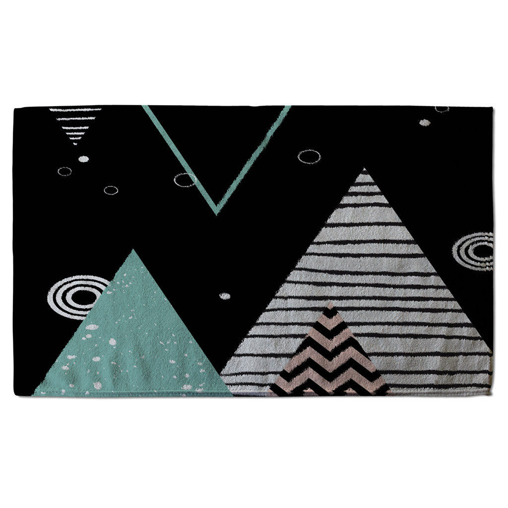 New Product Triangles, Circles & Zig Zag Patterns (Kitchen Towel)  - Andrew Lee Home and Living