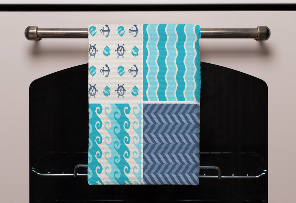 New Product Nautical Tiles (Kitchen Towel)  - Andrew Lee Home and Living