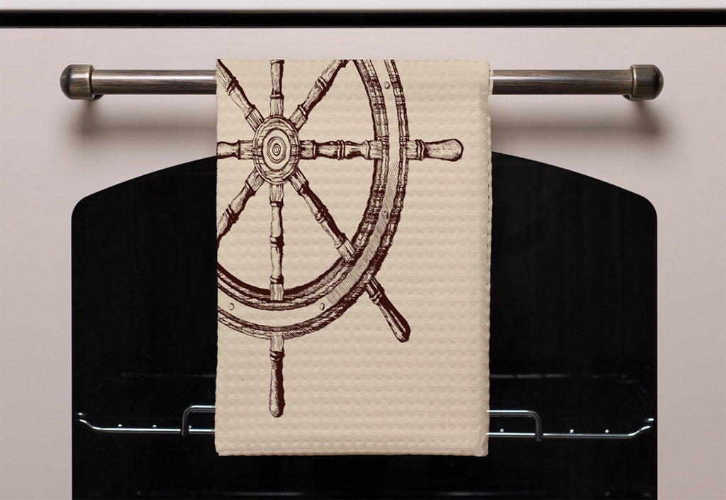 New Product Ship Wheel (Kitchen Towel)  - Andrew Lee Home and Living