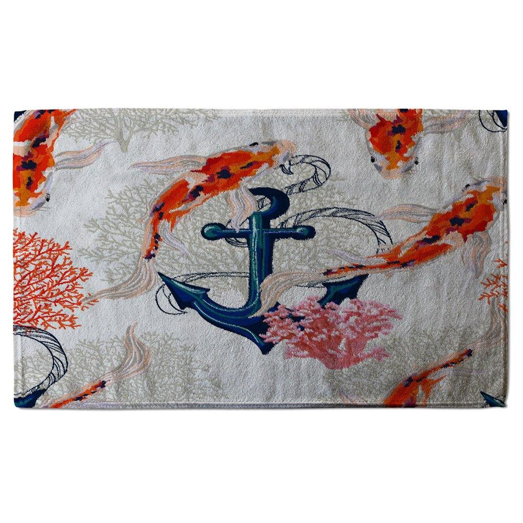 Anchor & Fish (Kitchen Towel) - Andrew Lee Home and Living