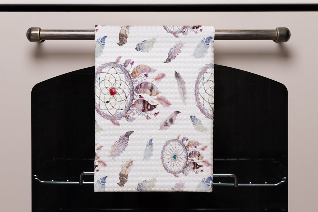 New Product Dreamcatcher and feather pattern (Kitchen Towel)  - Andrew Lee Home and Living