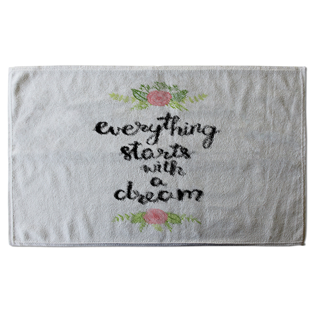 New Product Everything starts with a dream (Kitchen Towel)  - Andrew Lee Home and Living