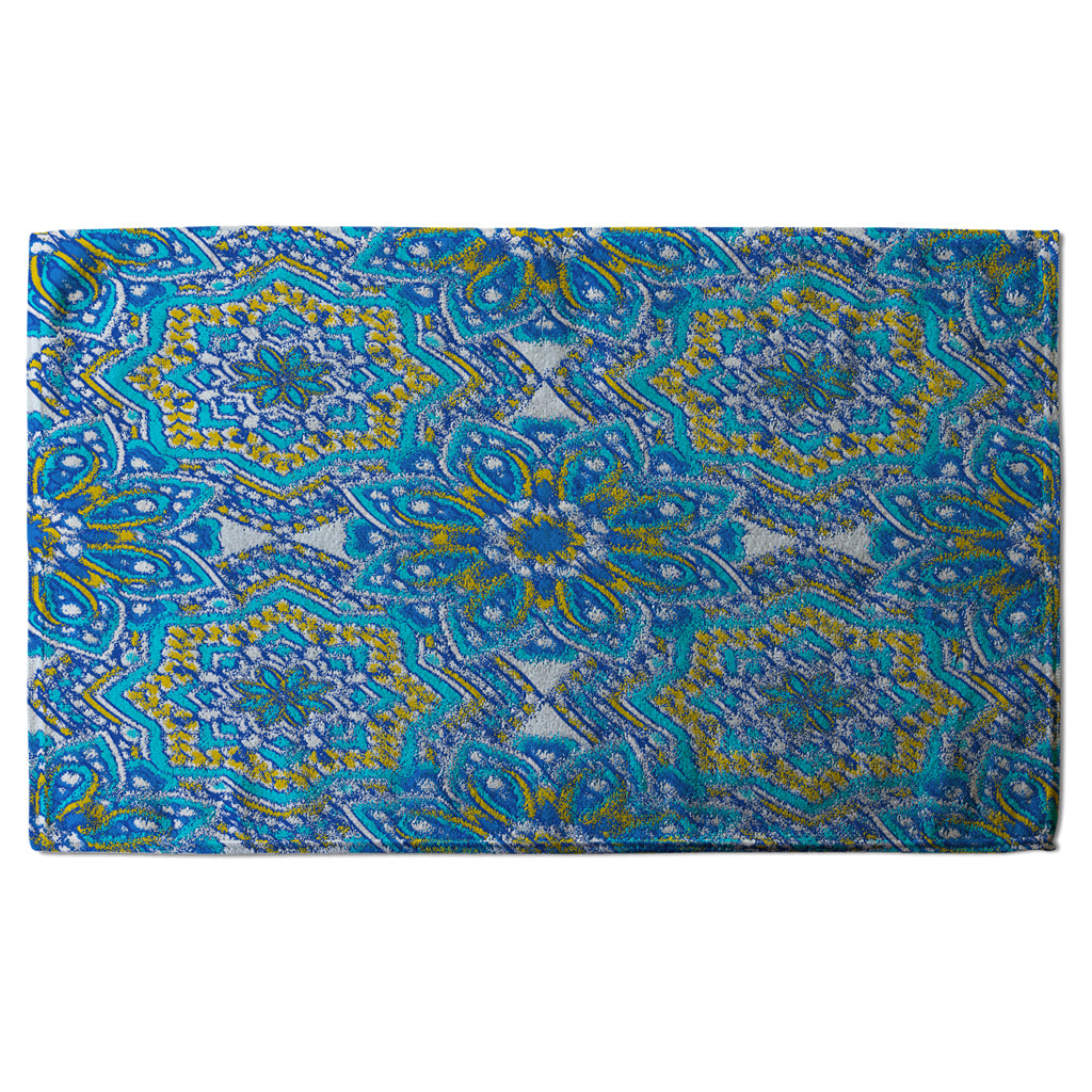 New Product Floral and geometric embellished tiles (Kitchen Towel)  - Andrew Lee Home and Living