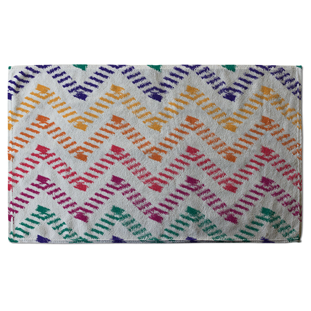 New Product Freehand horizontal zigzag and chevron stripes (Kitchen Towel)  - Andrew Lee Home and Living