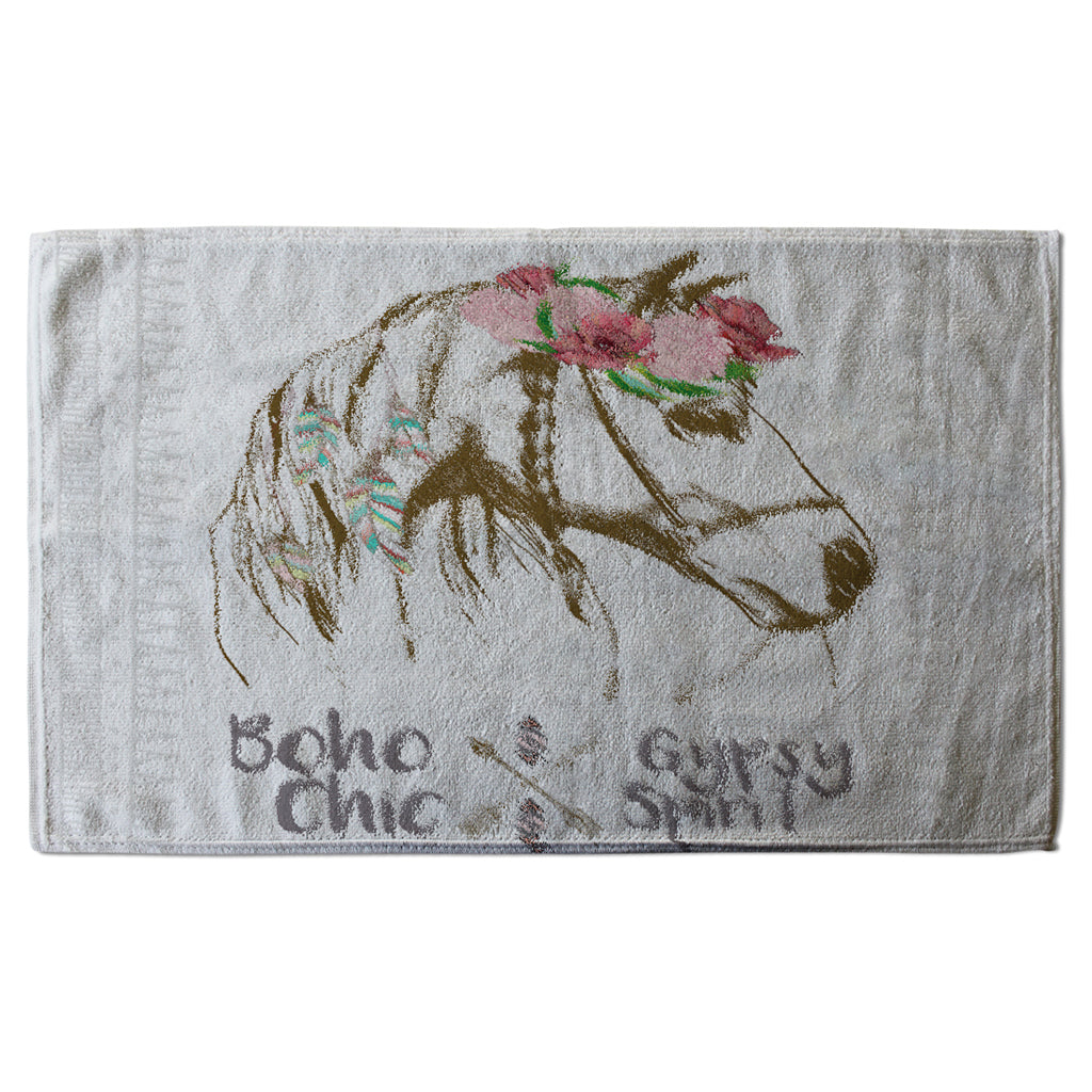 New Product horse with flower Chic (Kitchen Towel)  - Andrew Lee Home and Living