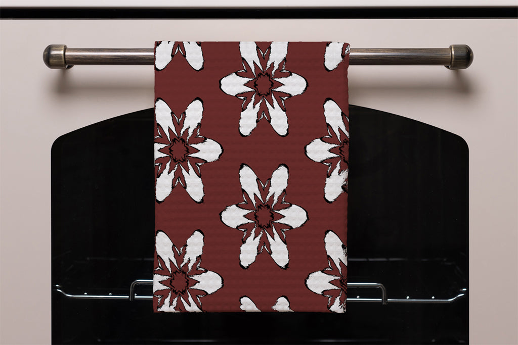 New Product Modern decorative floral pattern (Kitchen Towel)  - Andrew Lee Home and Living