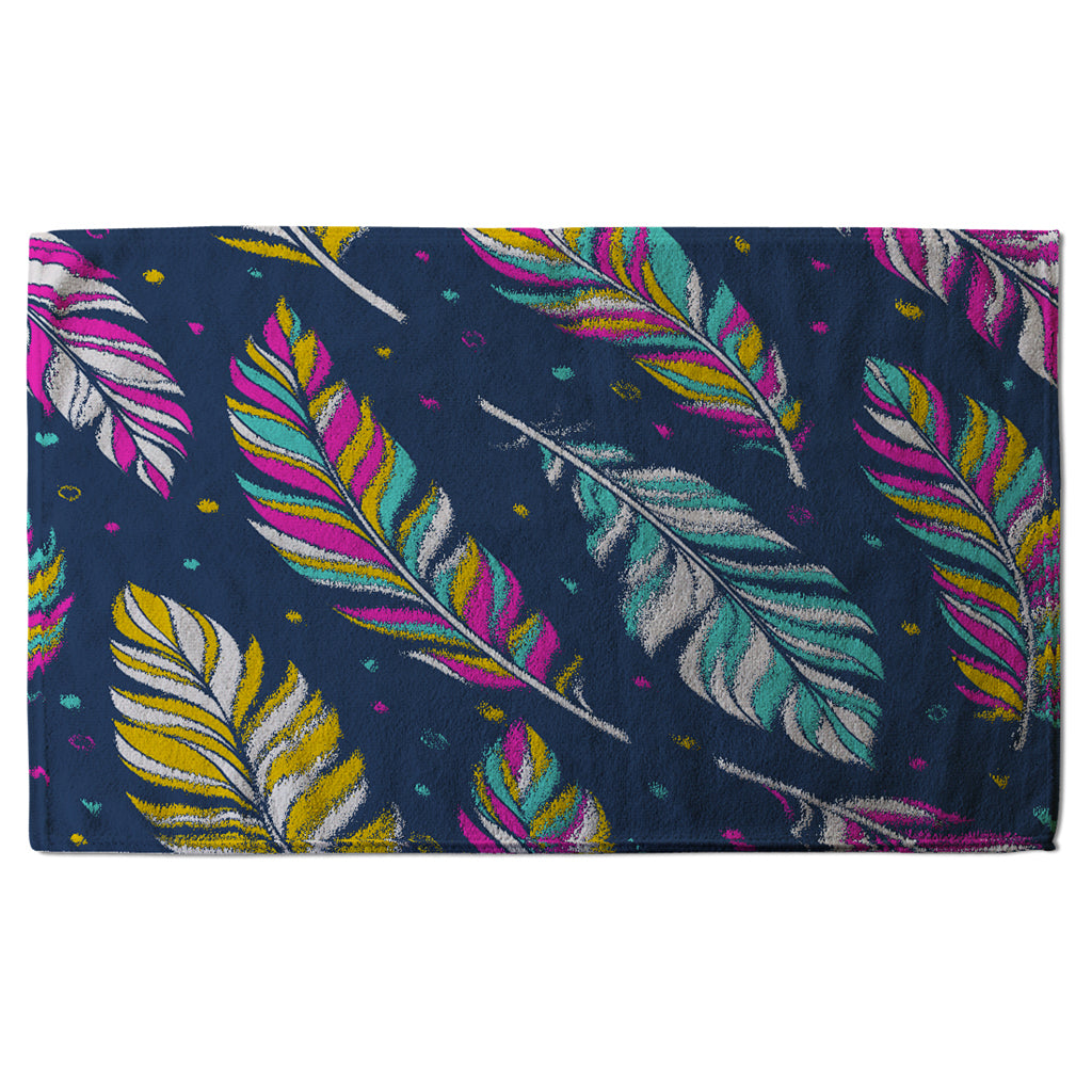 New Product Retro color feathers (Kitchen Towel)  - Andrew Lee Home and Living