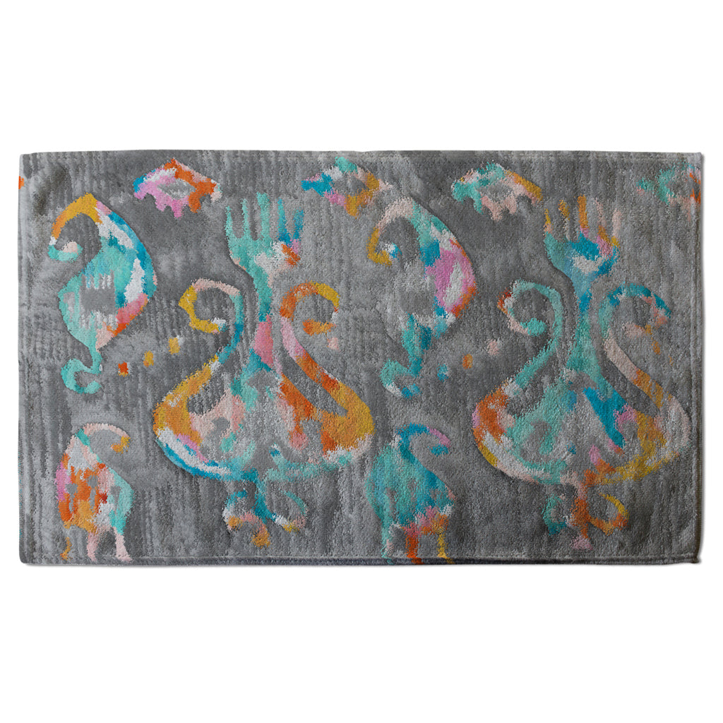 New Product Trendy tribal pattern in watercolour style (Kitchen Towel)  - Andrew Lee Home and Living
