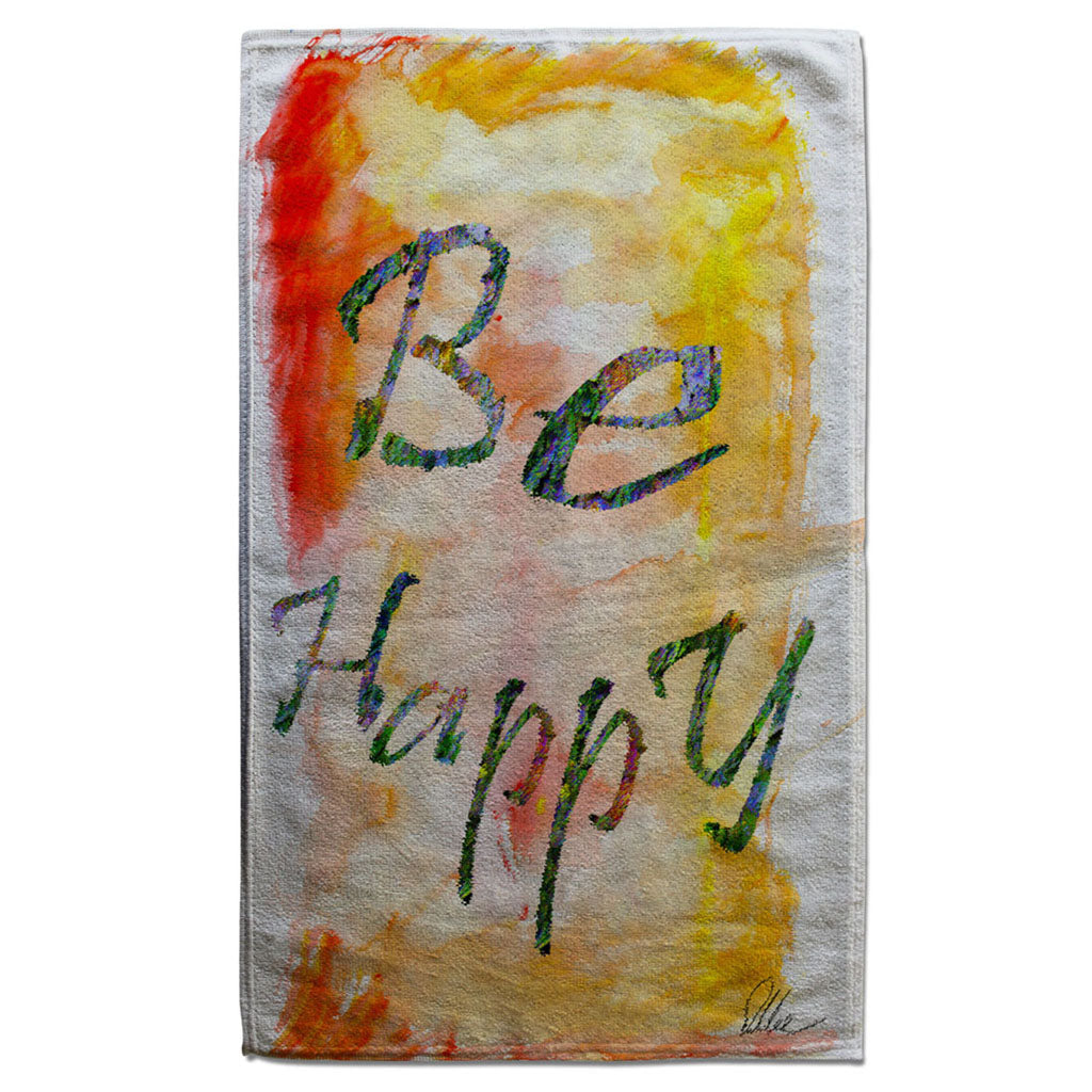 New Product Be Happy (Kitchen Towel)  - Andrew Lee Home and Living