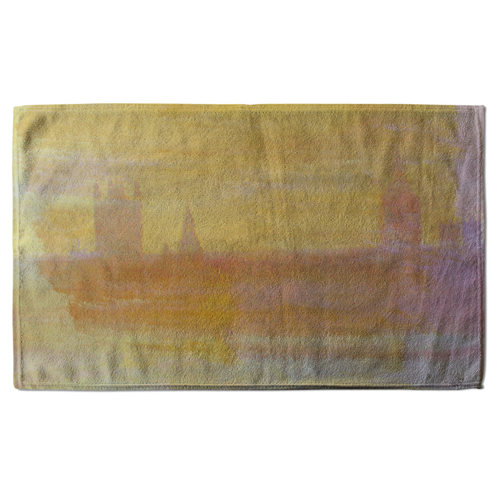 New Product BIG BEN yellow MIST (Kitchen Towel)  - Andrew Lee Home and Living