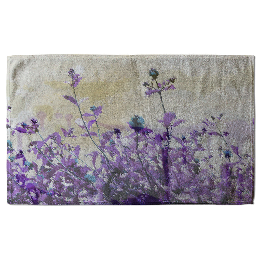 New Product Purple Flowers (Kitchen Towel)  - Andrew Lee Home and Living