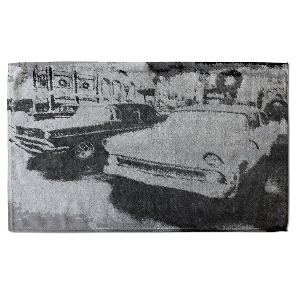 New Product Cool cars satin silver (Kitchen Towel)  - Andrew Lee Home and Living