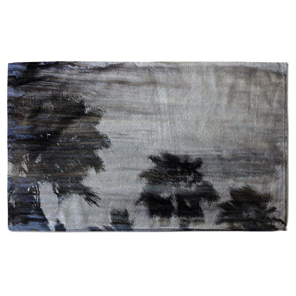 New Product silver and black palm (Kitchen Towel)  - Andrew Lee Home and Living