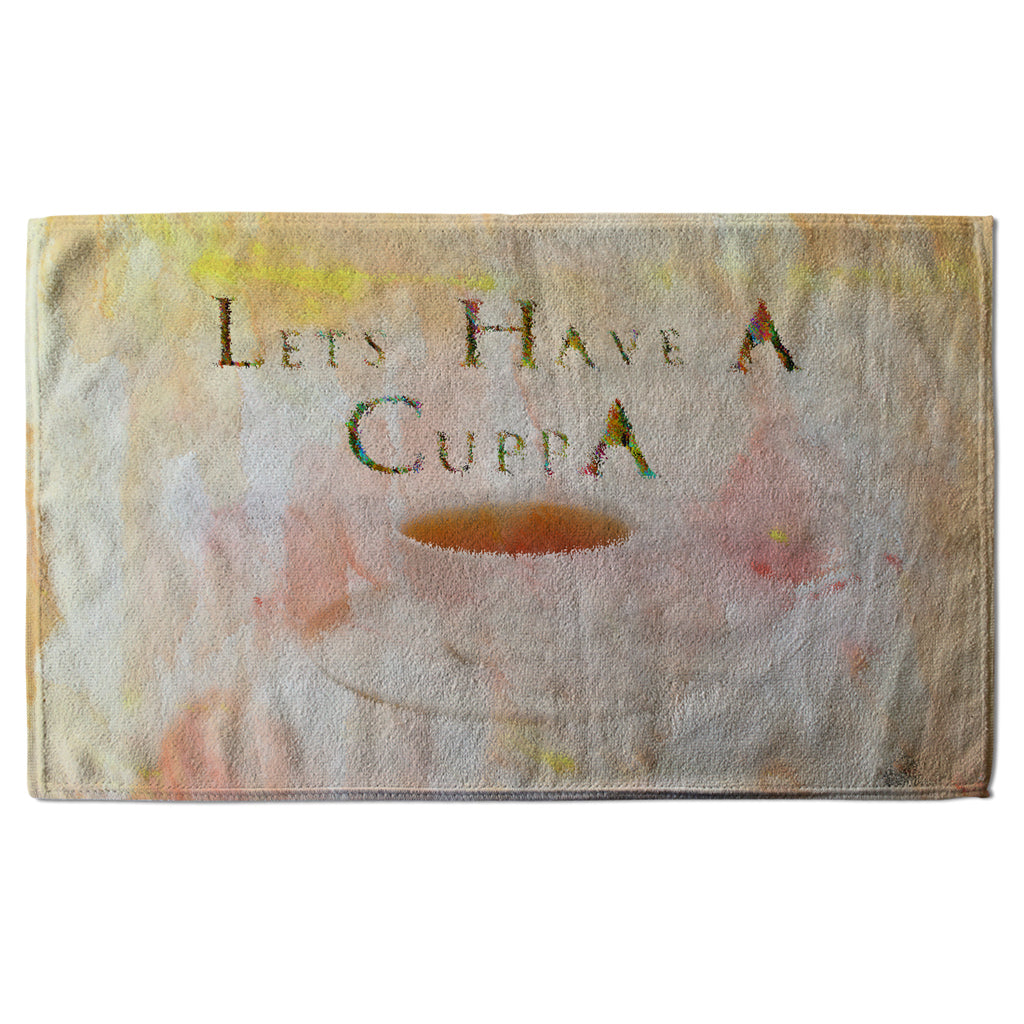 New Product LETS HAVE A CUPPA (Kitchen Towel)  - Andrew Lee Home and Living
