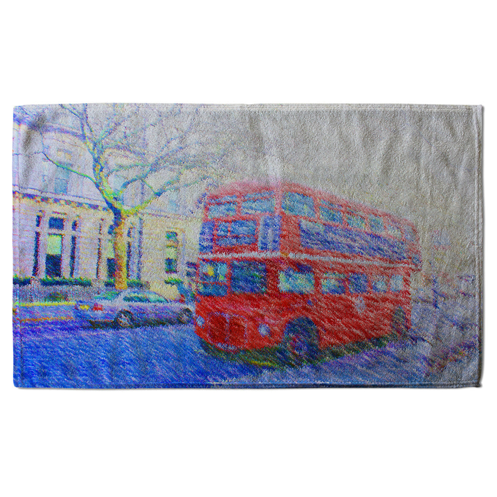 New Product london bus red (Kitchen Towel)  - Andrew Lee Home and Living