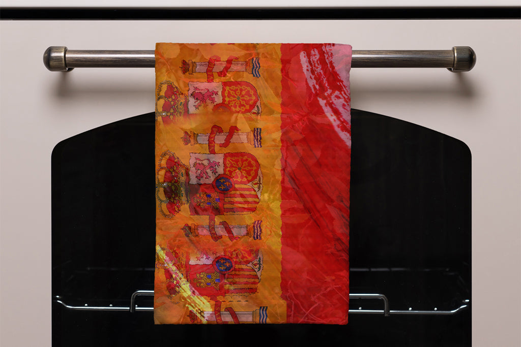 New Product Spain Flag (Kitchen Towel)  - Andrew Lee Home and Living