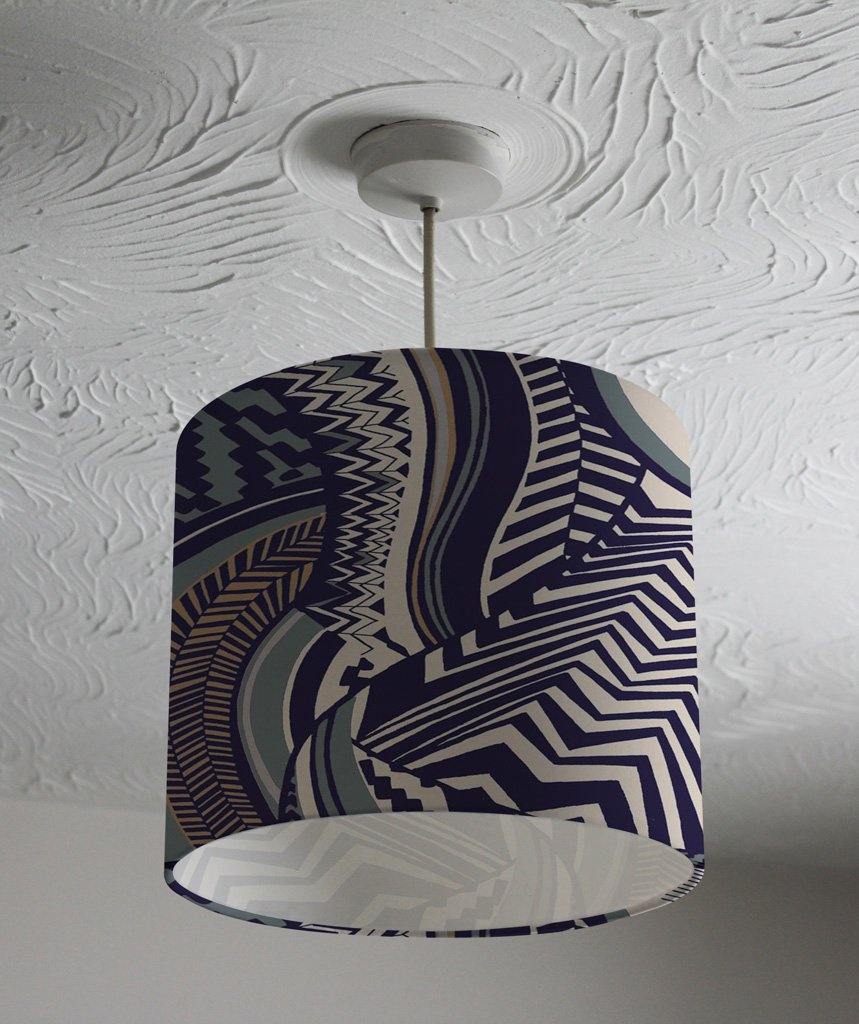 African Pattern in Geometric Forms (Ceiling & Lamp Shade) - Andrew Lee Home and Living