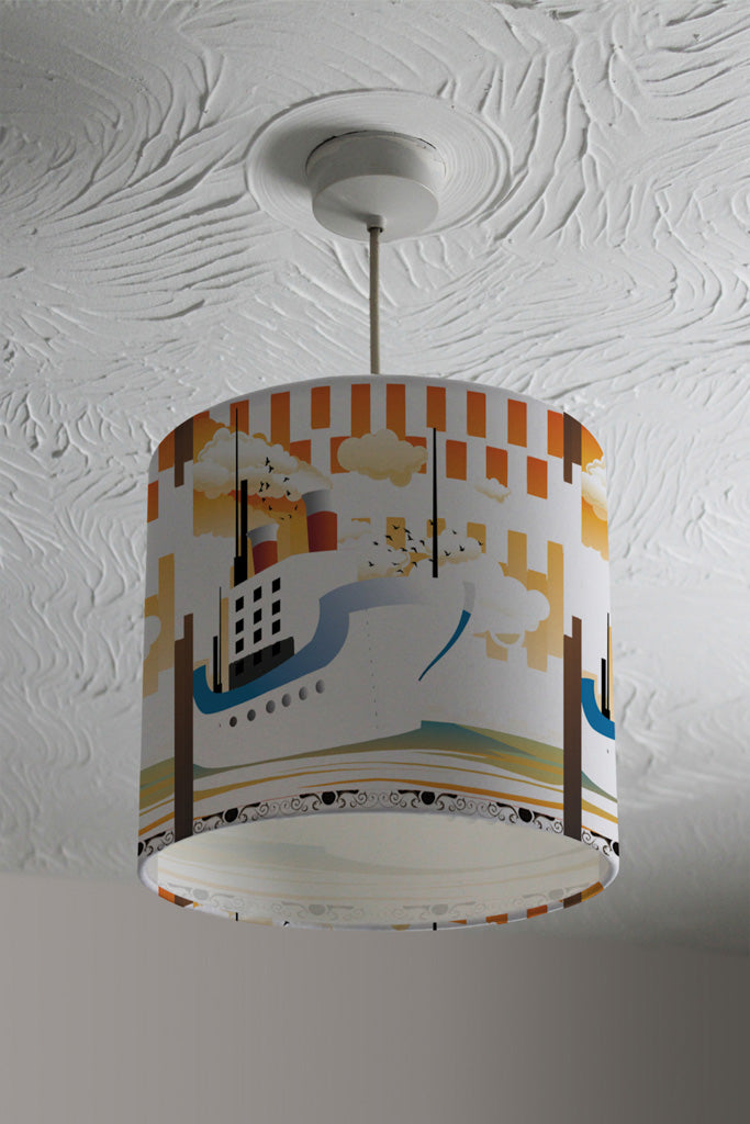 New Product Art Deco Ship (Ceiling & Lamp Shade)  - Andrew Lee Home and Living