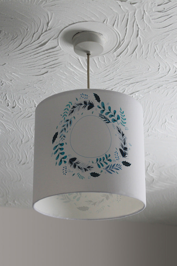 New Product Blue Leaves Frame (Ceiling & Lamp Shade)  - Andrew Lee Home and Living