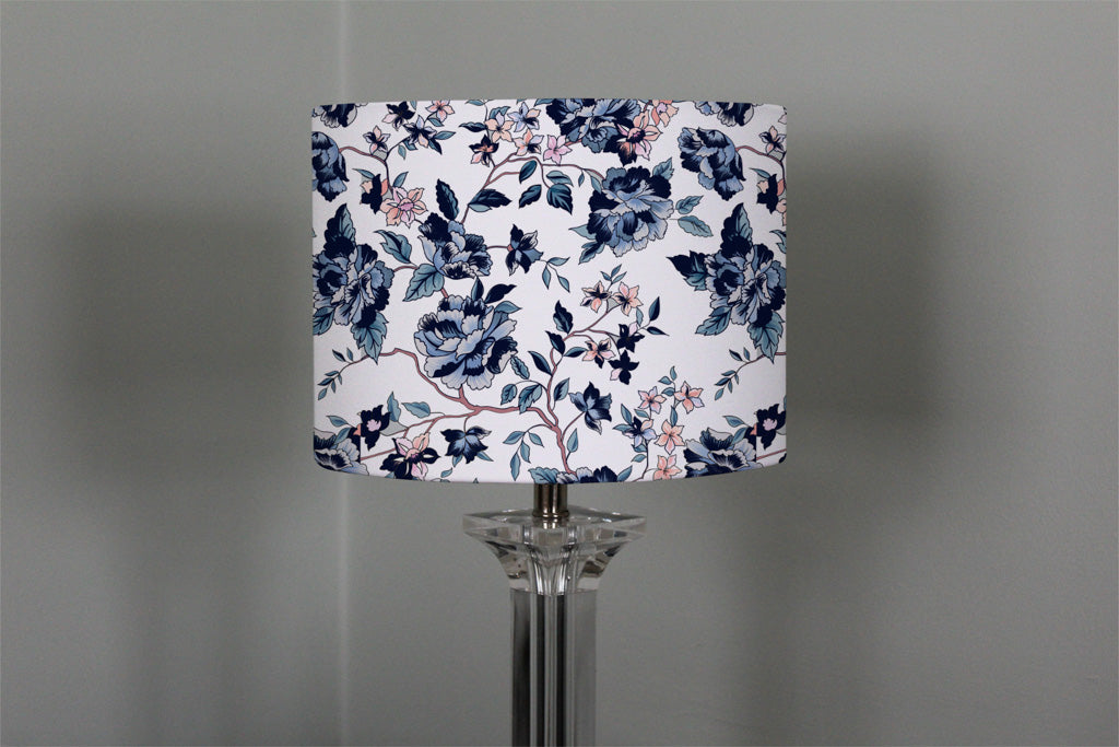 New Product Blue Flower Illustrations (Ceiling & Lamp Shade)  - Andrew Lee Home and Living