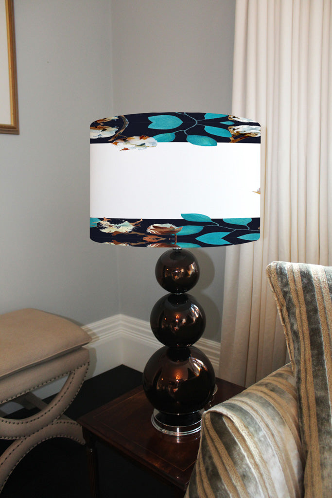 New Product Watercolour Blue Leaf Frame (Ceiling & Lamp Shade)  - Andrew Lee Home and Living