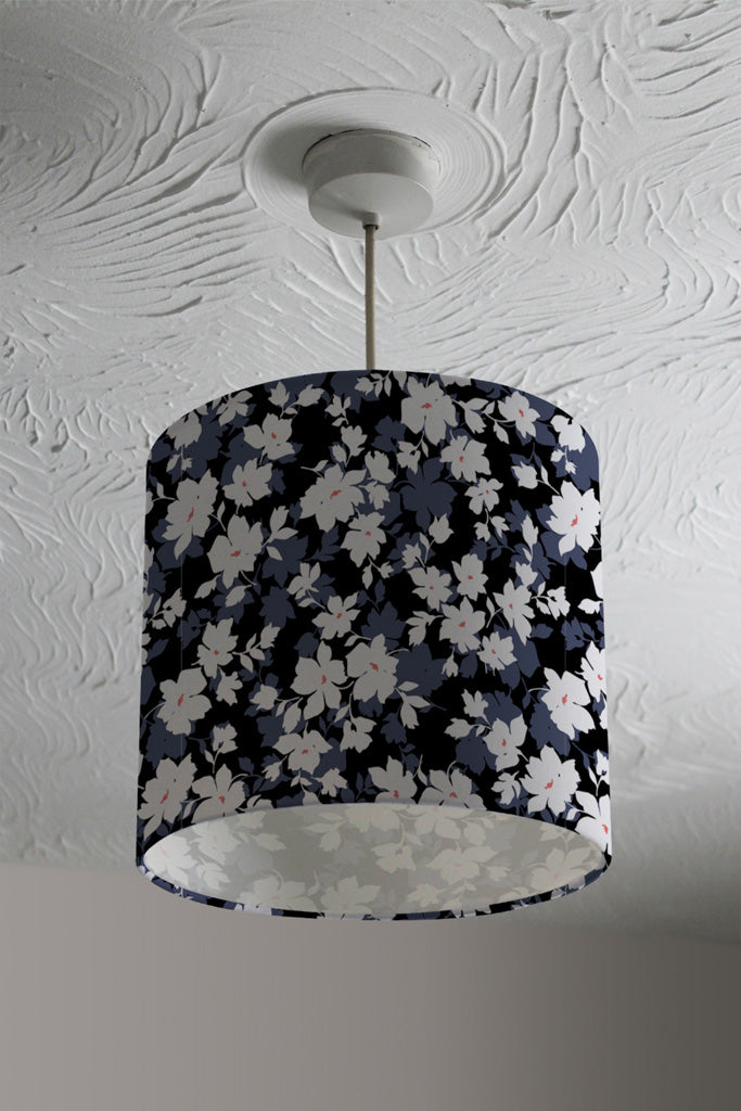 New Product White, Black & Purple Flowers (Ceiling & Lamp Shade)  - Andrew Lee Home and Living