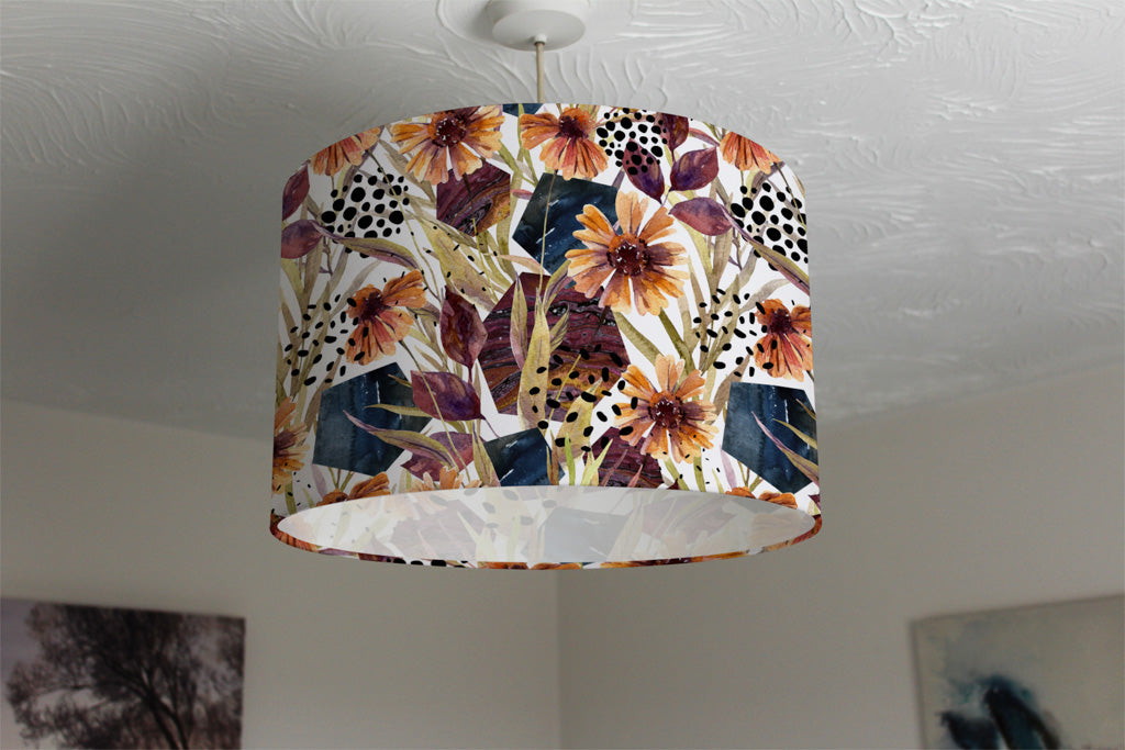 New Product Autumn Geometric Flowers (Ceiling & Lamp Shade)  - Andrew Lee Home and Living