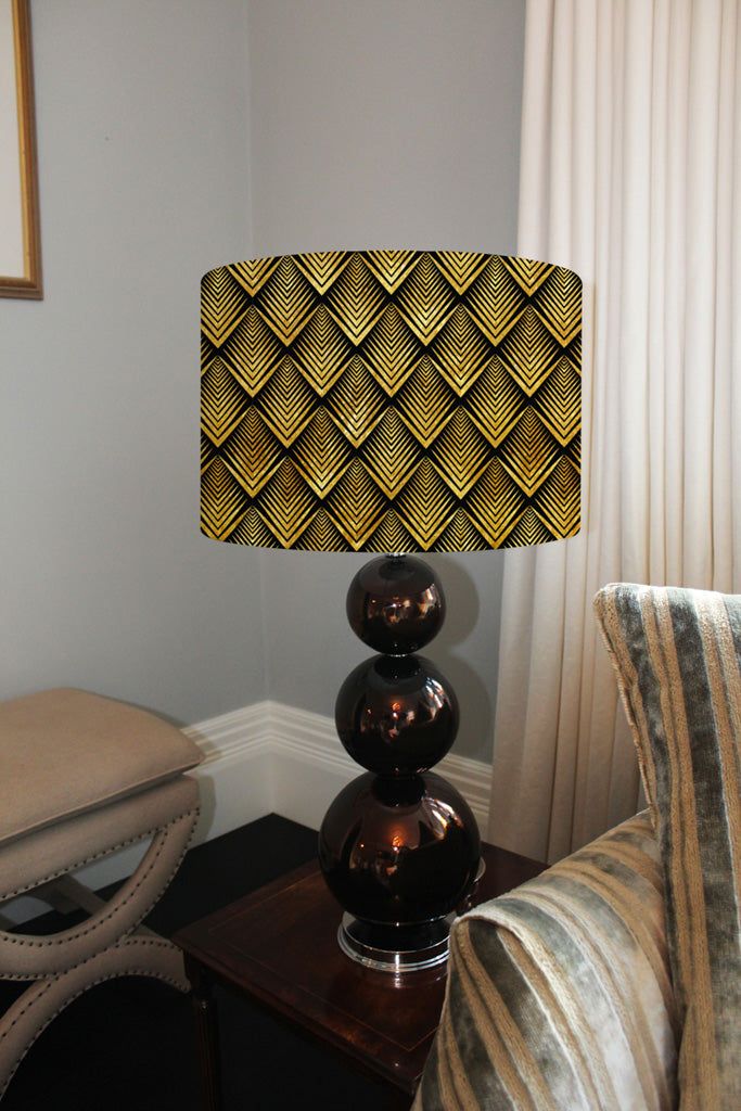 New Product Golden Geometric Flower Pattern (Ceiling & Lamp Shade)  - Andrew Lee Home and Living