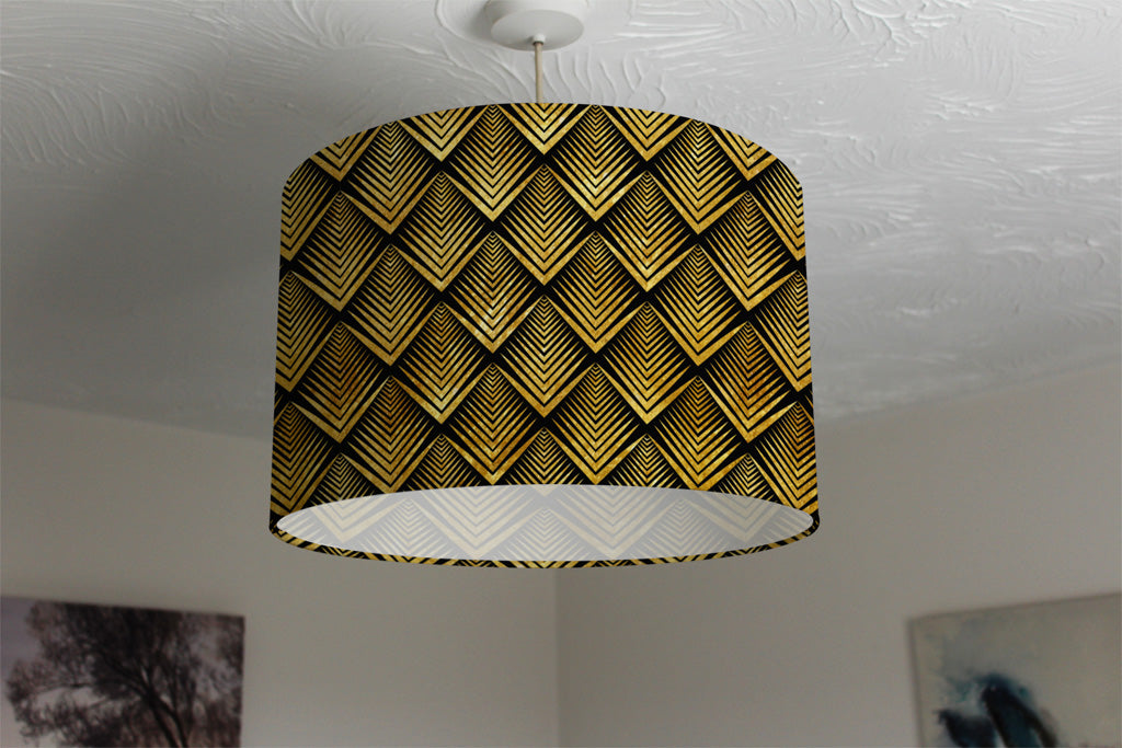 New Product Golden Geometric Flower Pattern (Ceiling & Lamp Shade)  - Andrew Lee Home and Living