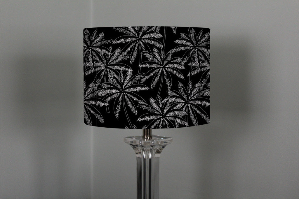 New Product White Palm Trees on Black (Ceiling & Lamp Shade)  - Andrew Lee Home and Living