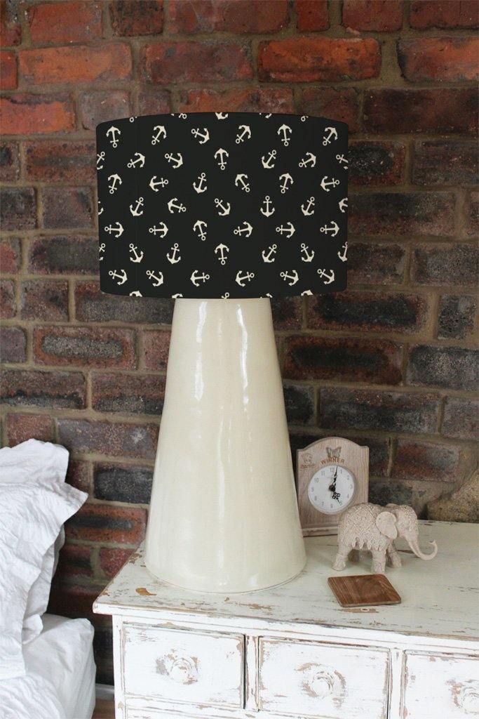 Anchors on Black Background (Ceiling & Lamp Shade) - Andrew Lee Home and Living