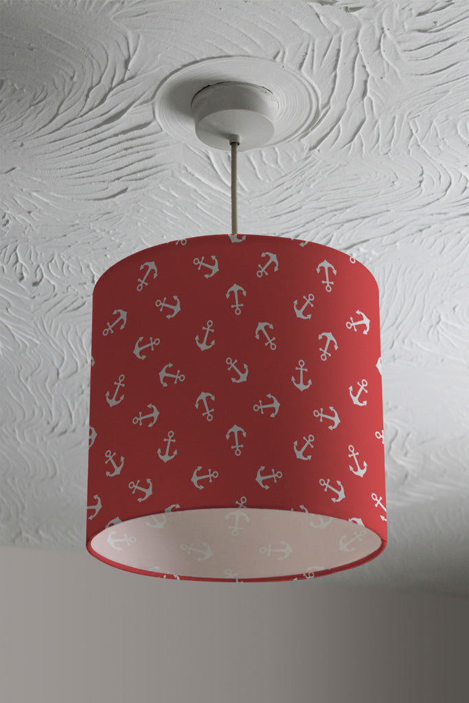 New Product Anchors on Red Background (Ceiling & Lamp Shade)  - Andrew Lee Home and Living