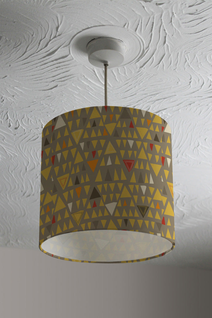 New Product Yellow Geometric Triangles (Ceiling & Lamp Shade)  - Andrew Lee Home and Living