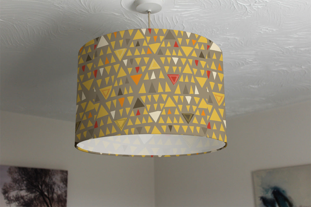 New Product Yellow Geometric Triangles (Ceiling & Lamp Shade)  - Andrew Lee Home and Living