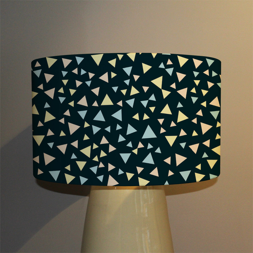 New Product Yellow & Blue Triangles (Ceiling & Lamp Shade)  - Andrew Lee Home and Living