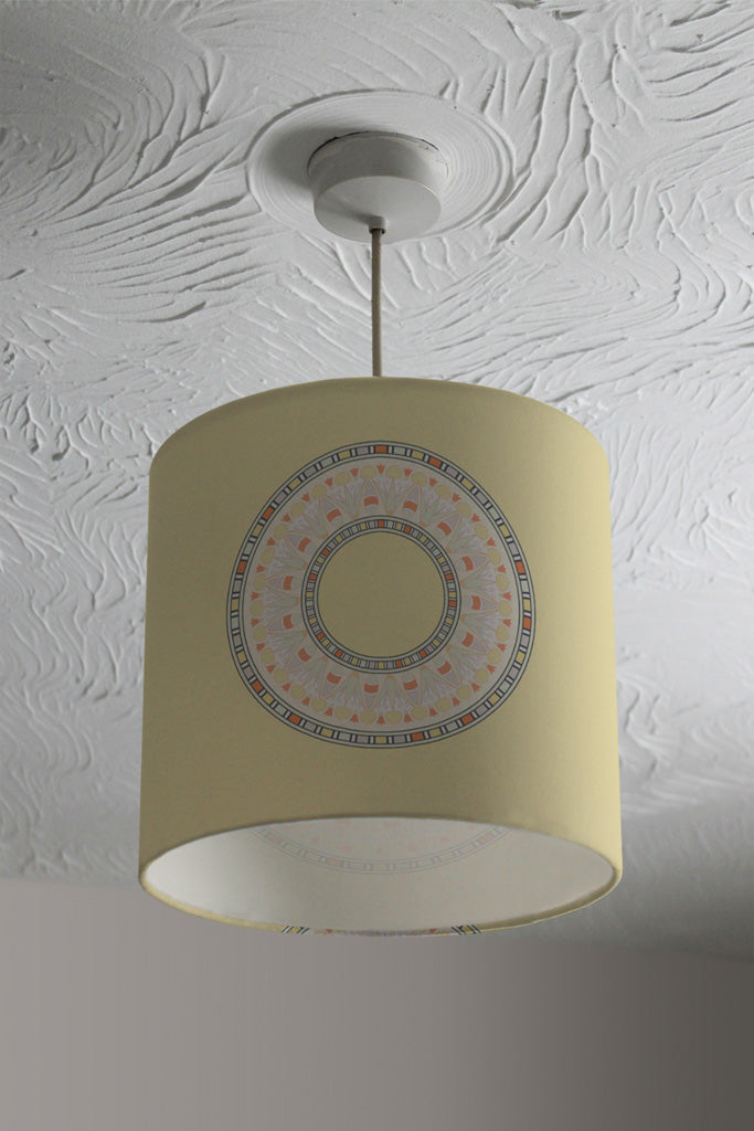 New Product Yellow Circle Ornament. Round Frame (Ceiling & Lamp Shade)  - Andrew Lee Home and Living