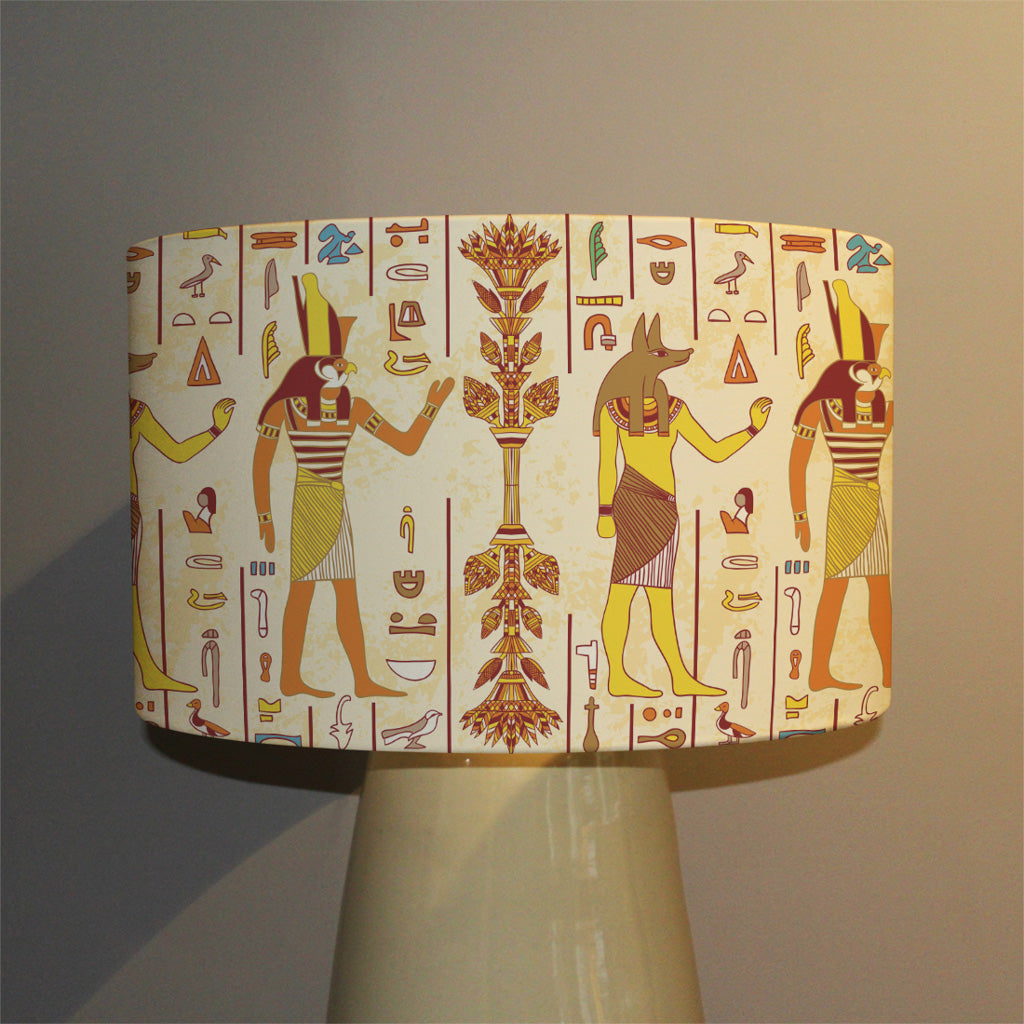 New Product Egyptian Gods & Ancient Egyptian Hieroglyphs (Ceiling & Lamp Shade)  - Andrew Lee Home and Living