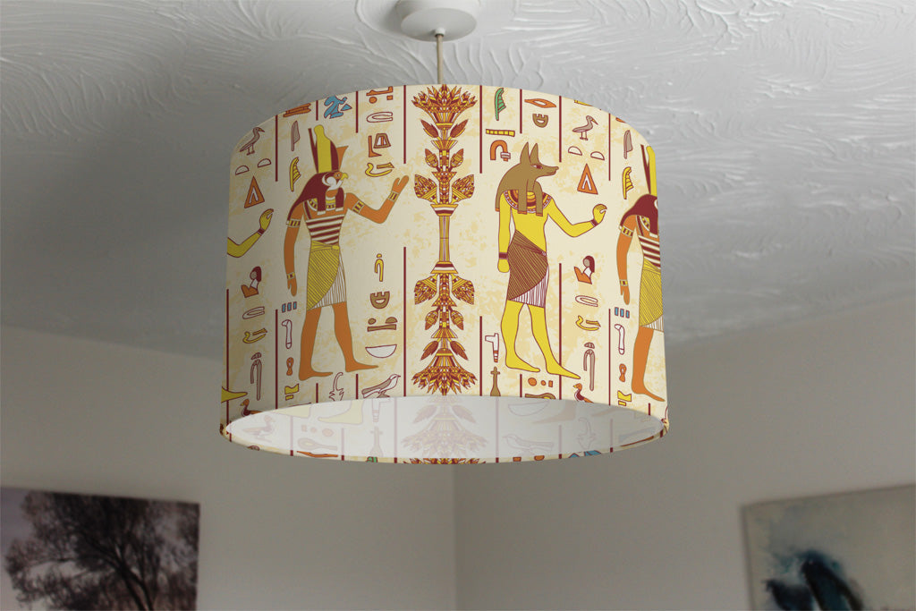 New Product Egyptian Gods & Ancient Egyptian Hieroglyphs (Ceiling & Lamp Shade)  - Andrew Lee Home and Living