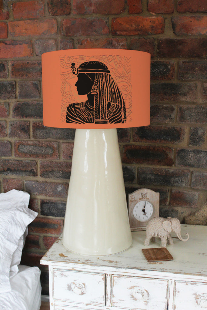 New Product Egyptian Women on Orange (Ceiling & Lamp Shade)  - Andrew Lee Home and Living