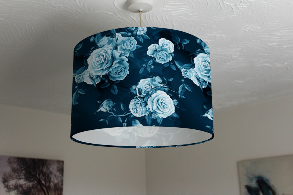 New Product Winter Blue Roses (Ceiling & Lamp Shade)  - Andrew Lee Home and Living