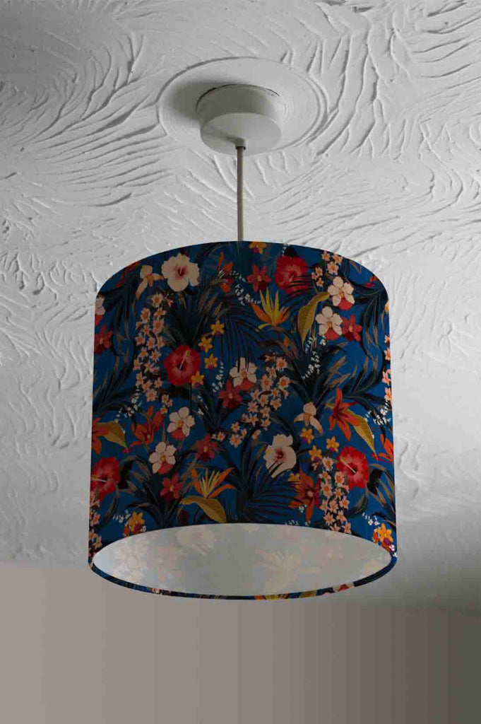 New Product Bright Red & Orange Tropical Flowers & Plants (Ceiling & Lamp Shade)  - Andrew Lee Home and Living
