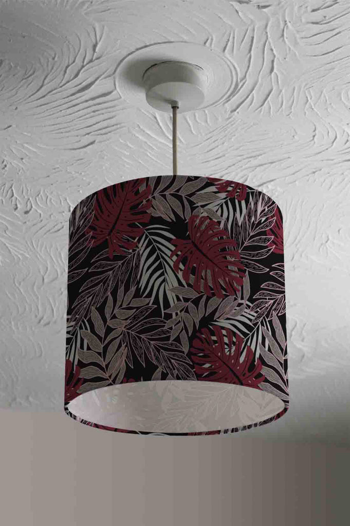 New Product Tropical Leaves in Red, White & Grey (Ceiling & Lamp Shade)  - Andrew Lee Home and Living