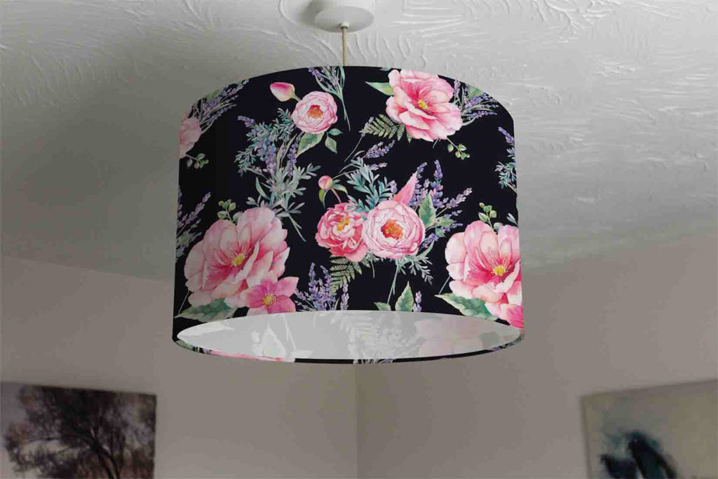 New Product Watercolour Painting of Flowers (Ceiling & Lamp Shade)  - Andrew Lee Home and Living
