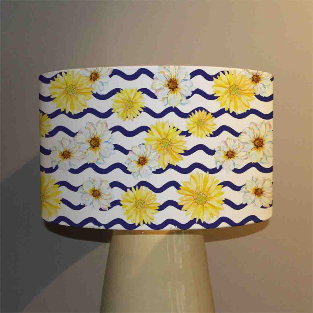 New Product Bright Yellow Flowers & Zig Zags (Ceiling & Lamp Shade)  - Andrew Lee Home and Living